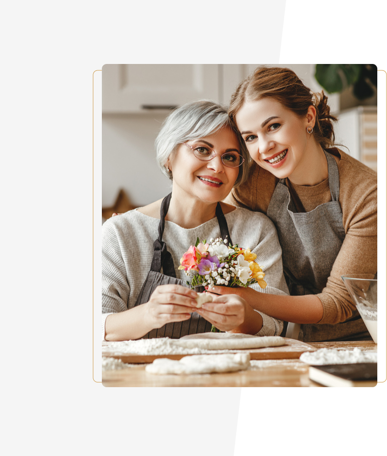 mom and daughter photo 